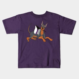 Pride Doggos: Demisexual Doberman Pinscher Kids T-Shirt